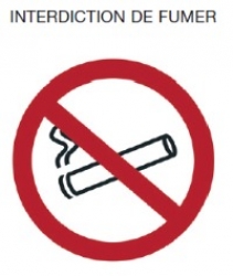 Interdiction de fumer: nouvelle signalisation